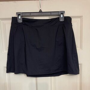 Land’s End size 10 black swim skirt swim bottoms never worn